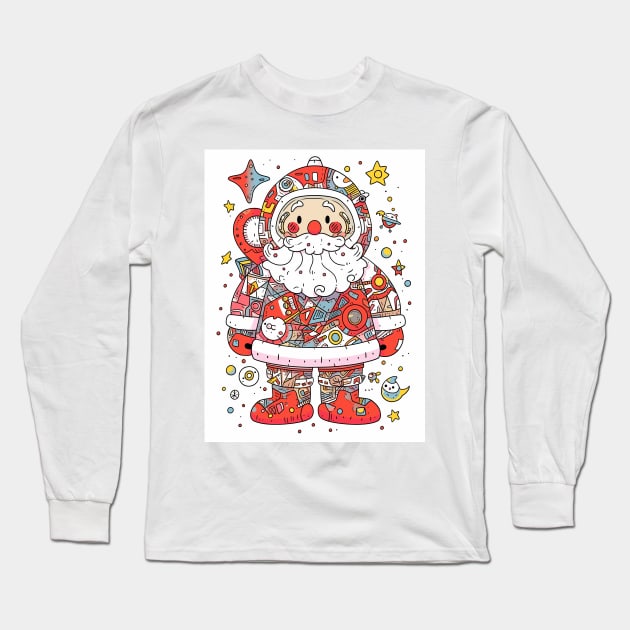 Christmas and Santa Claus16 Long Sleeve T-Shirt by saveasART